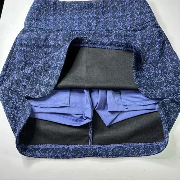 Lady Hagen Womens Athletic Skort XSmall Blue Black Stretchy Shorts Mini Pockets - Picture 7 of 12